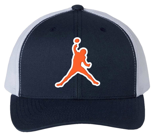 AIR CALEB 3D PATCH SNAPBACK HAT (NAVY/WHITE) - OBVIOUS SHIRTS