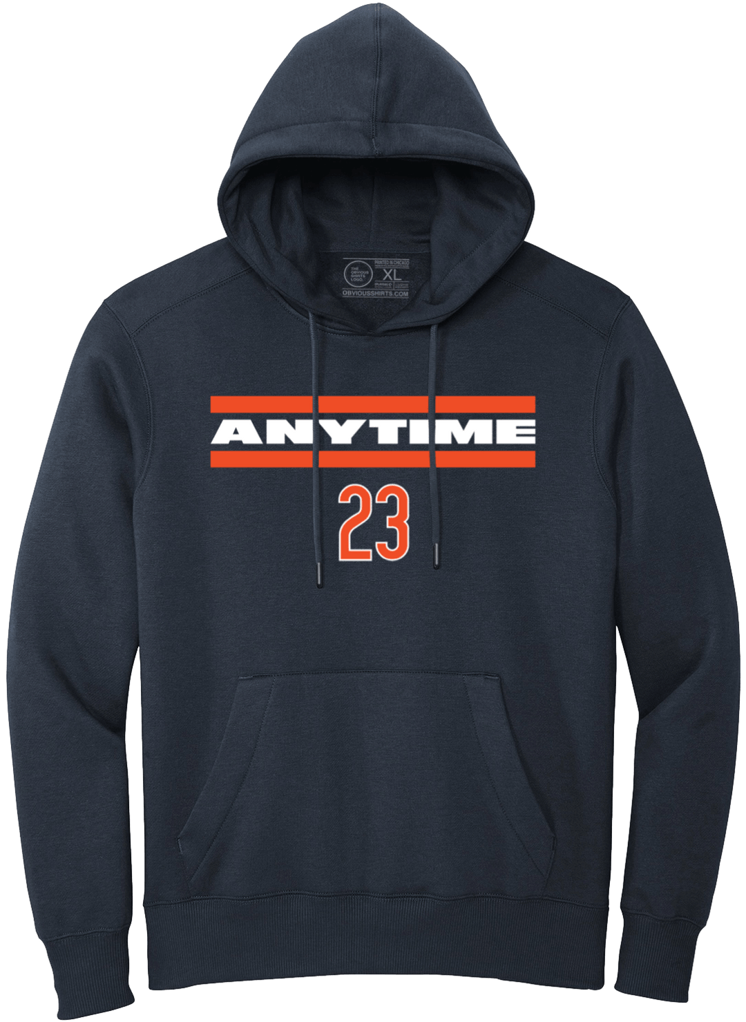 ANYTIME (HOODED SWEATSHIRT) - OBVIOUS SHIRTS