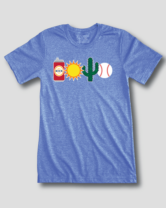 BEER, SUN, CACTUS AND BASEBALL. - OBVIOUS SHIRTS