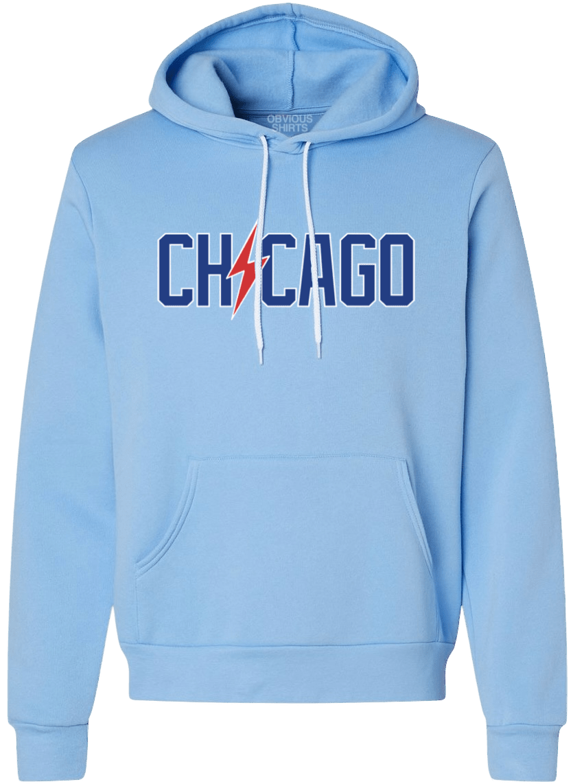 CHICAGO IS ELECTRIC. (HOODED SWEATSHIRT) - OBVIOUS SHIRTS