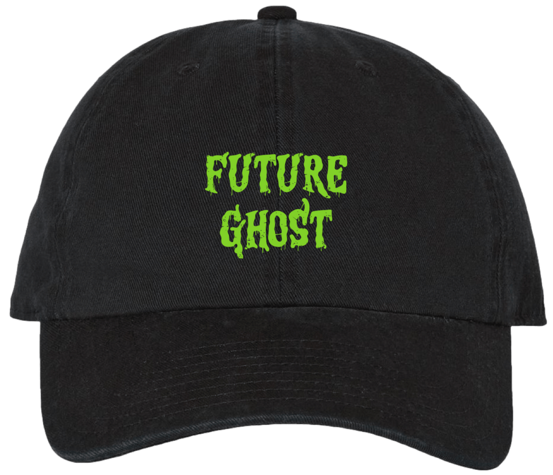 FUTURE GHOST LOGO DAD HAT. (EMBROIDERED) - OBVIOUS SHIRTS