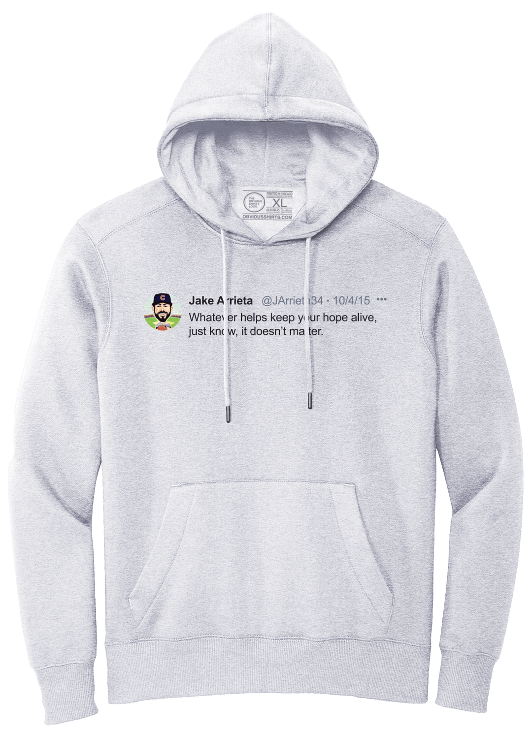 JAKE'S TWEET. (HOODED SWEATSHIRT) - OBVIOUS SHIRTS