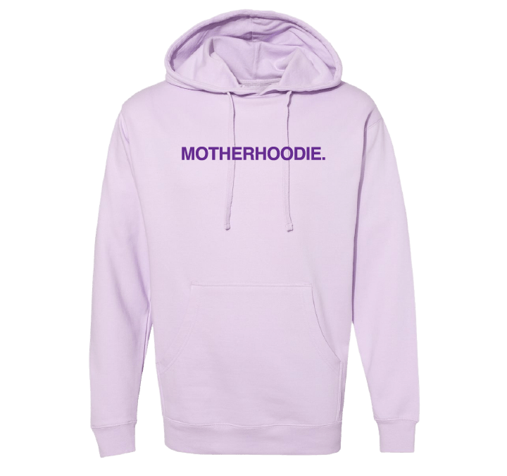 MOTHERHOODIE. (LIGHT PURPLE) - OBVIOUS SHIRTS