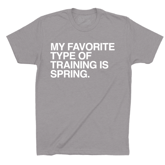 MY FAVORITE TYPE OF TRAINING IS SPRING. - OBVIOUS SHIRTS