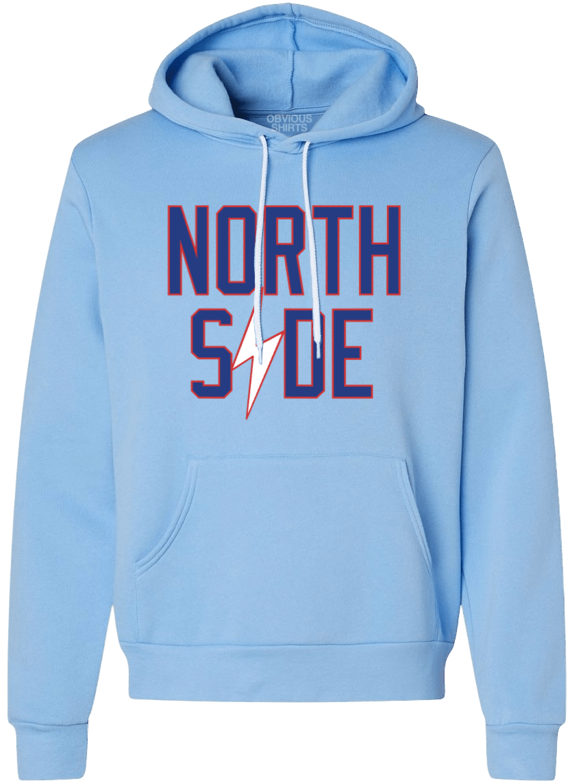 NORTH SIDE ELECTRIC BLUES. (HOODED SWEATSHIRT) - OBVIOUS SHIRTS