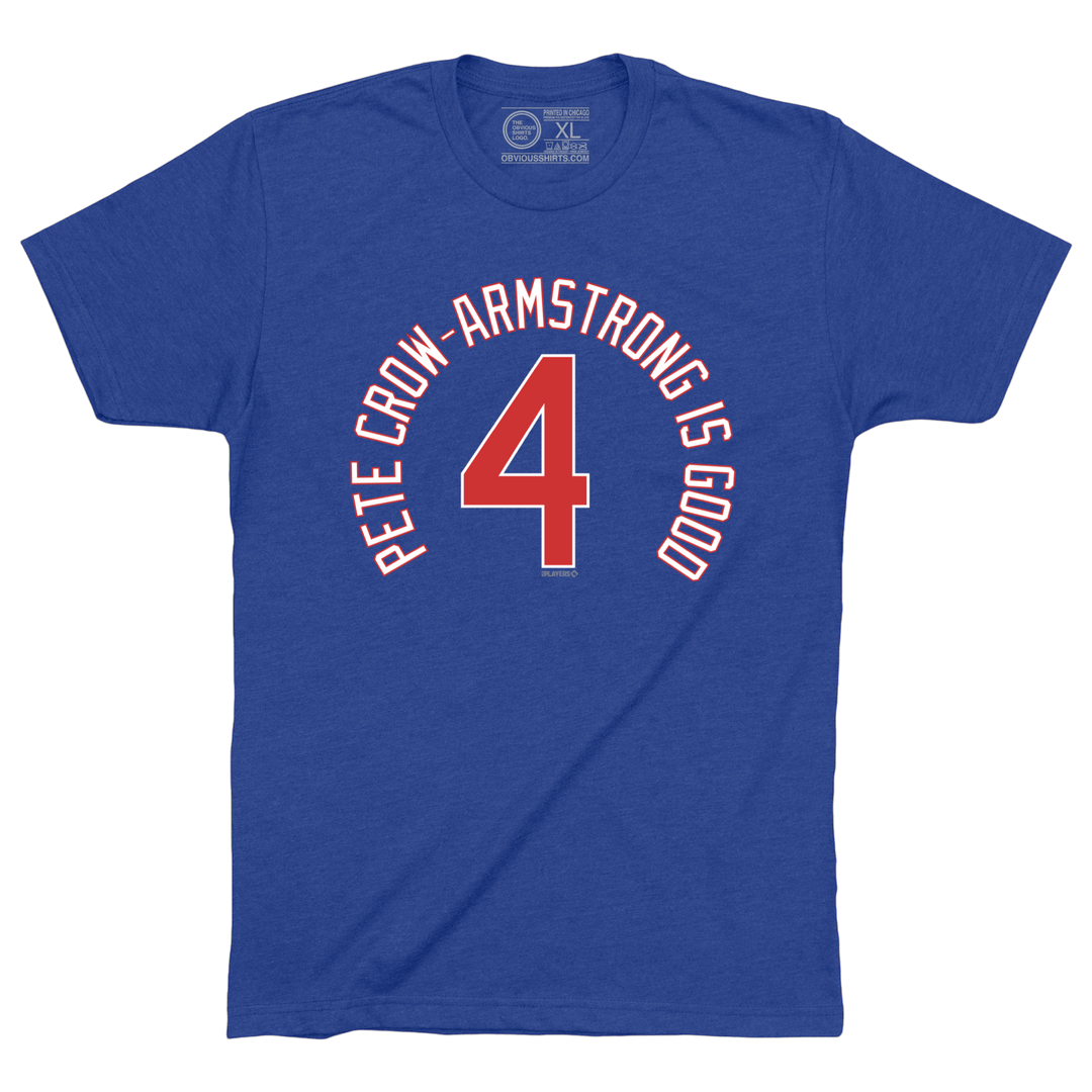 PETE CROW - ARMSTRONG IS GOOD. - OBVIOUS SHIRTS