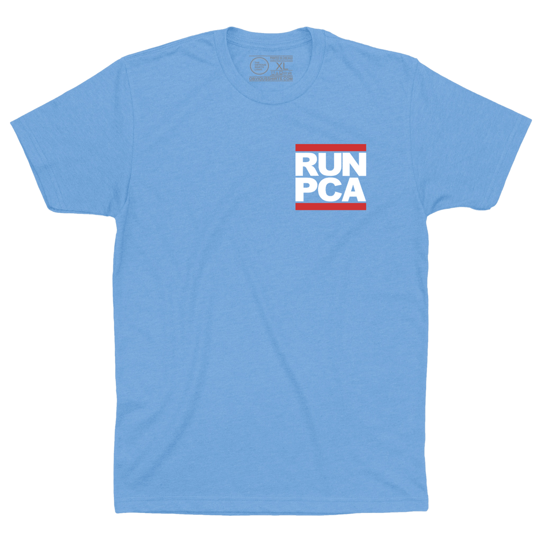 RUN PCA. ELECTRIC BLUE (POCKET LOGO) - OBVIOUS SHIRTS