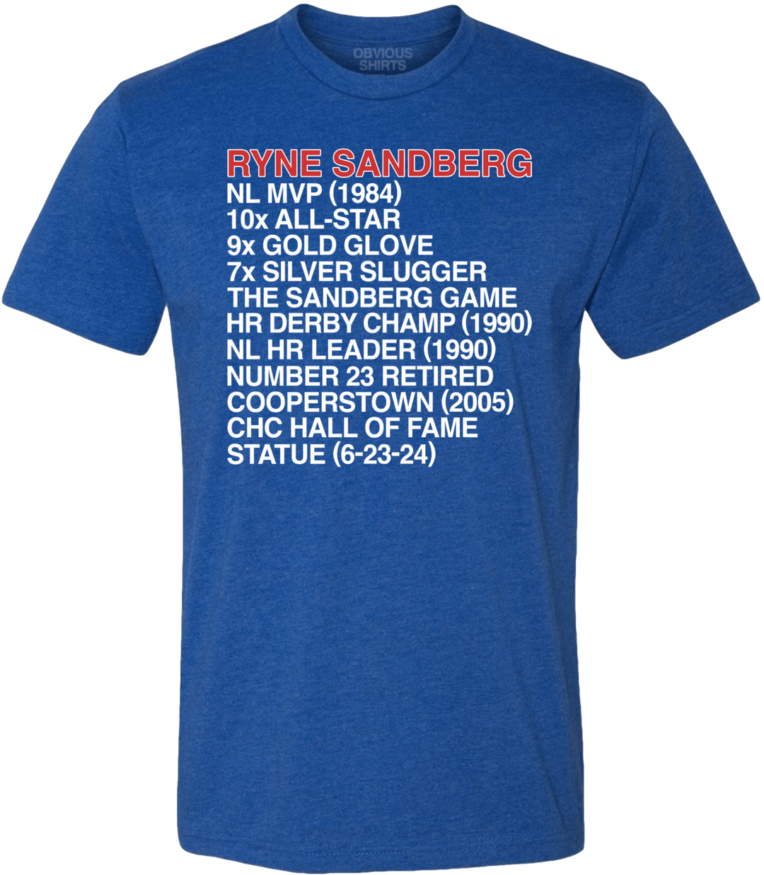 RYNO'S ACCOMPLISHMENTS. - OBVIOUS SHIRTS