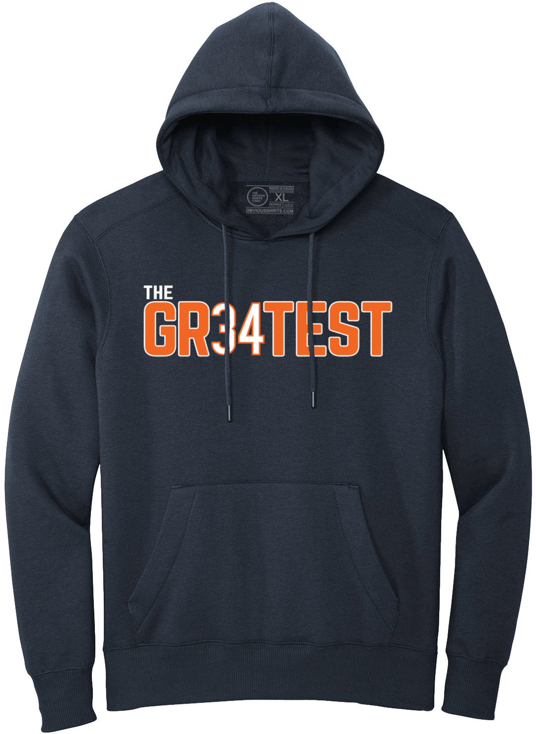 THE GR34TEST. (HOODED SWEATSHIRT) - OBVIOUS SHIRTS