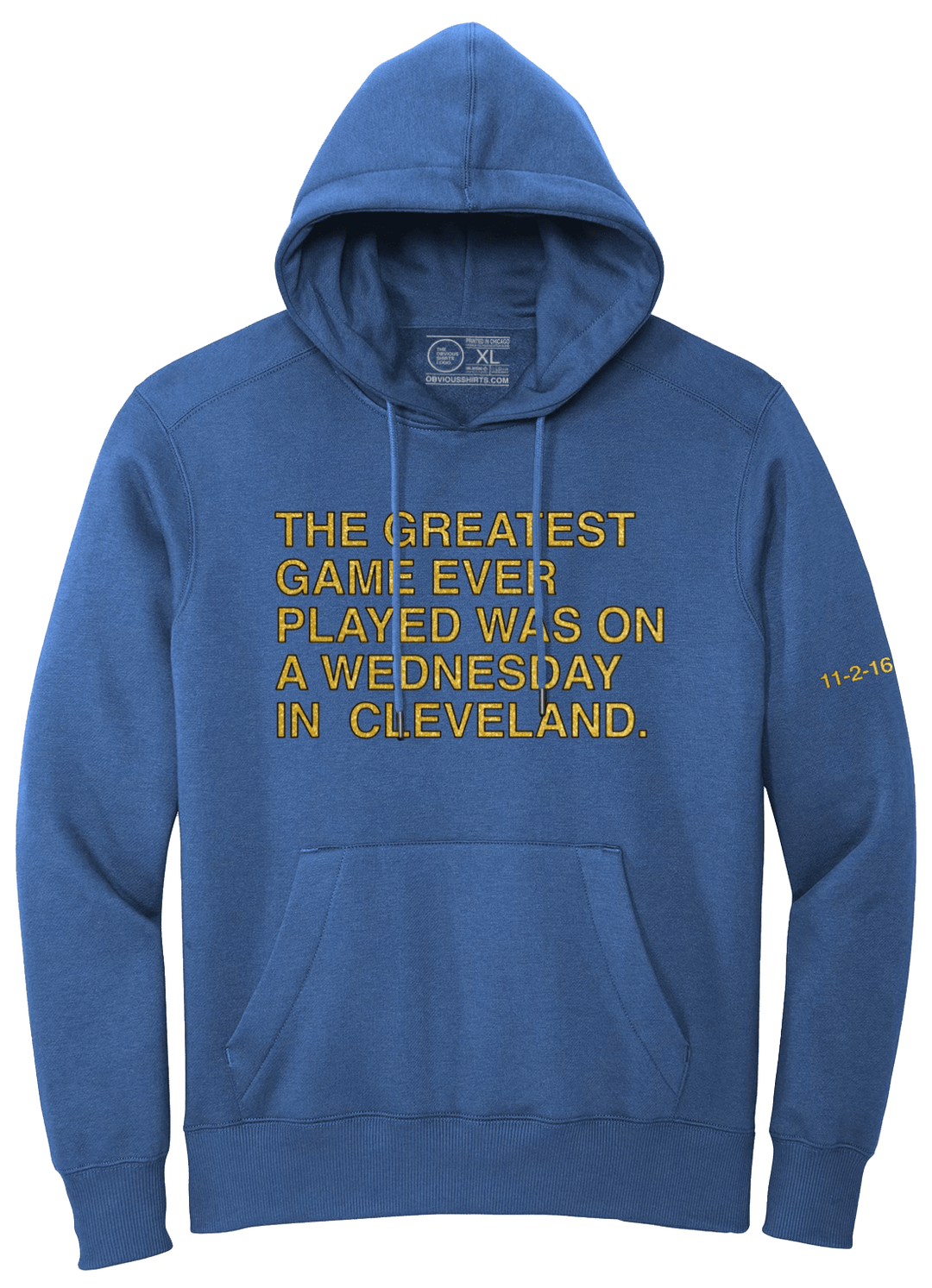 THE GREATEST GAME EVER PLAYED - ANNIVERSARY EDITION (HOODED SWEATSHIRT) - OBVIOUS SHIRTS
