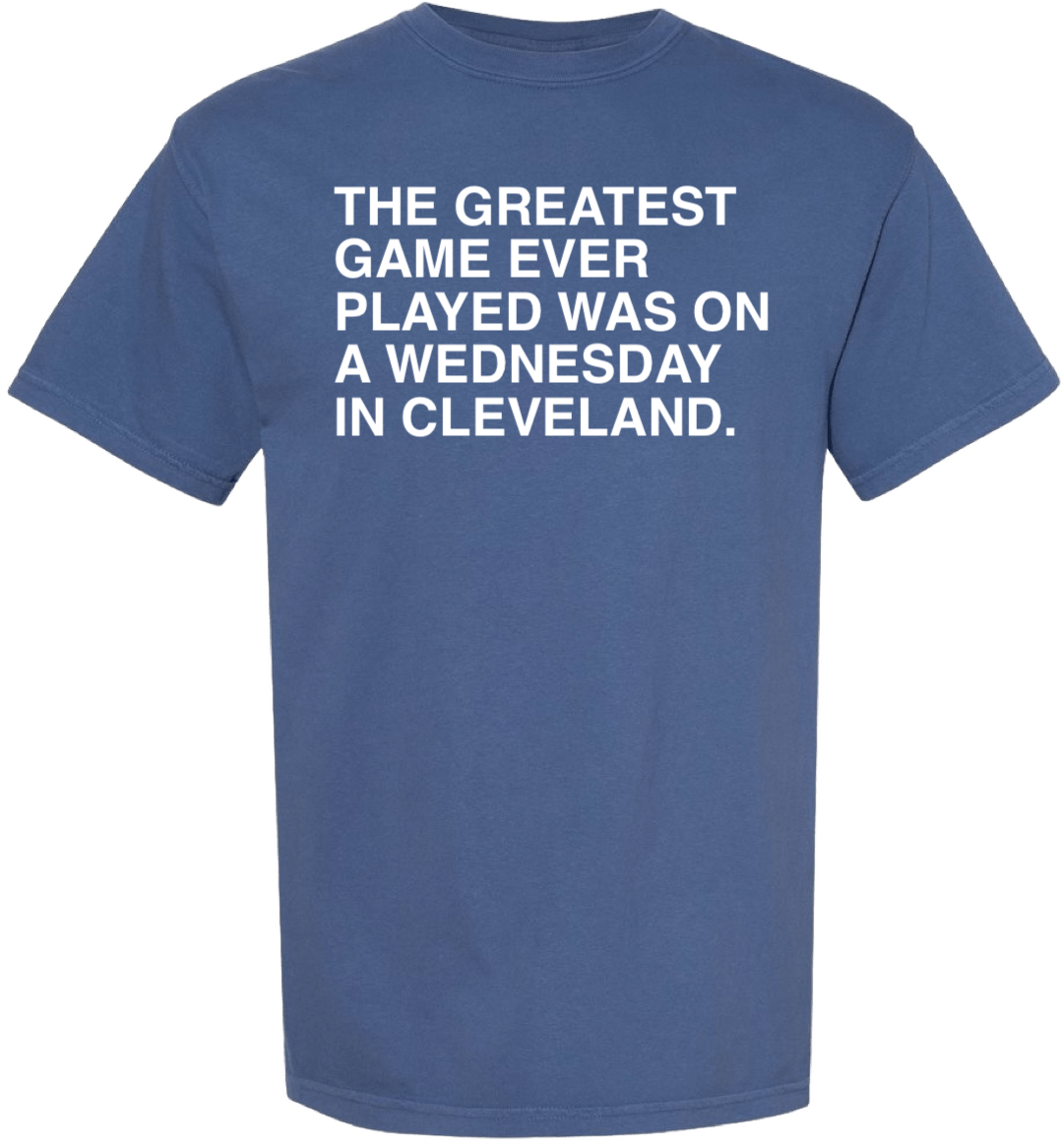 THE GREATEST GAME EVER PLAYED COMFORT COLORS. - OBVIOUS SHIRTS