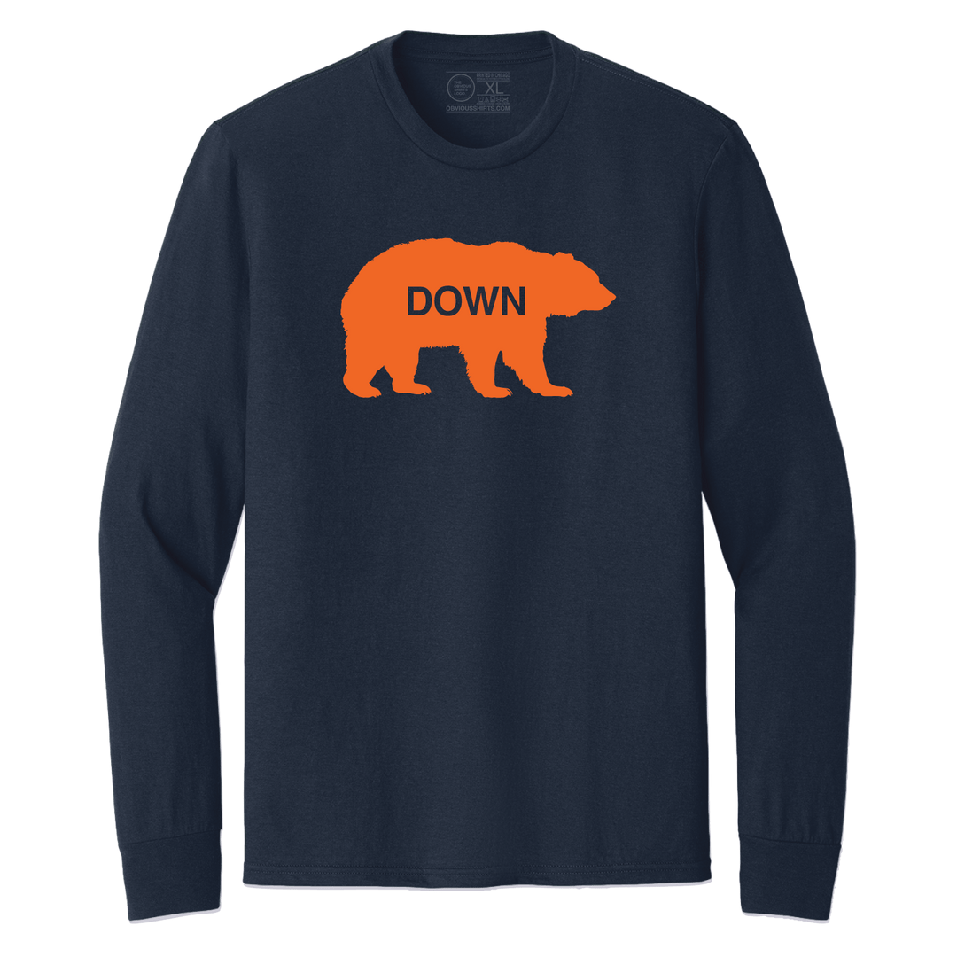 WALKING BEAR DOWN (LONG SLEEVE) - OBVIOUS SHIRTS