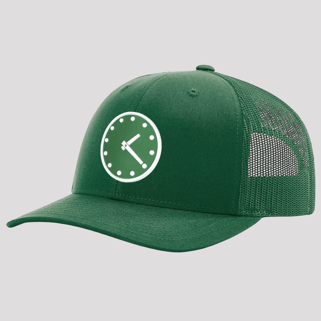 WRIGLEY CLOCK SNAPBACK HAT (GREEN/GREEN) - OBVIOUS SHIRTS