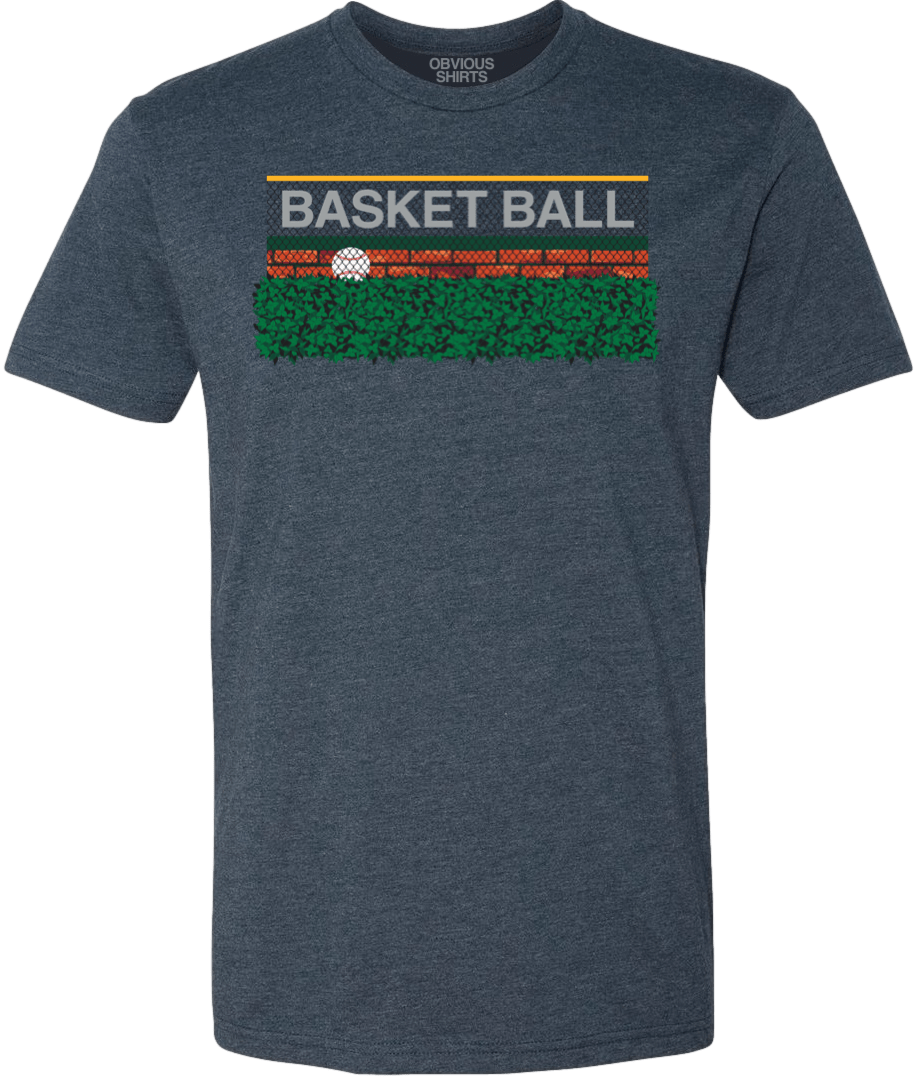 BASKET BALL. (CHARCOAL) - OBVIOUS SHIRTS