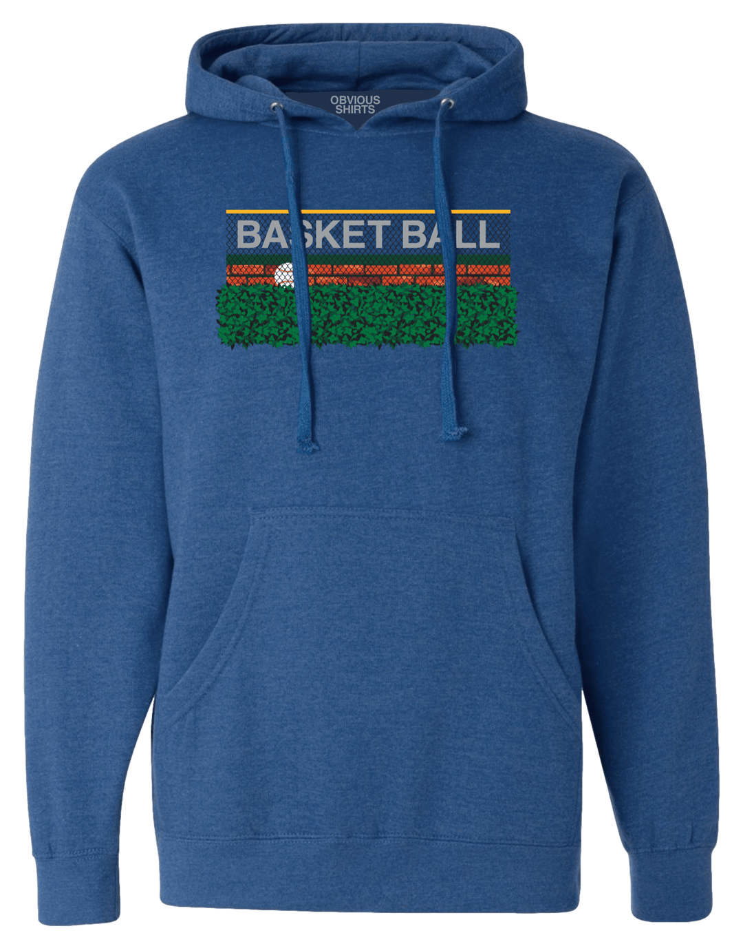 BASKET BALL. (HOODED SWEATSHIRT) - OBVIOUS SHIRTS