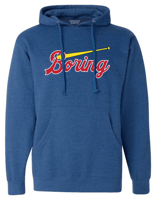 BORING (HOODED SWEATSHIRT) - OBVIOUS SHIRTS
