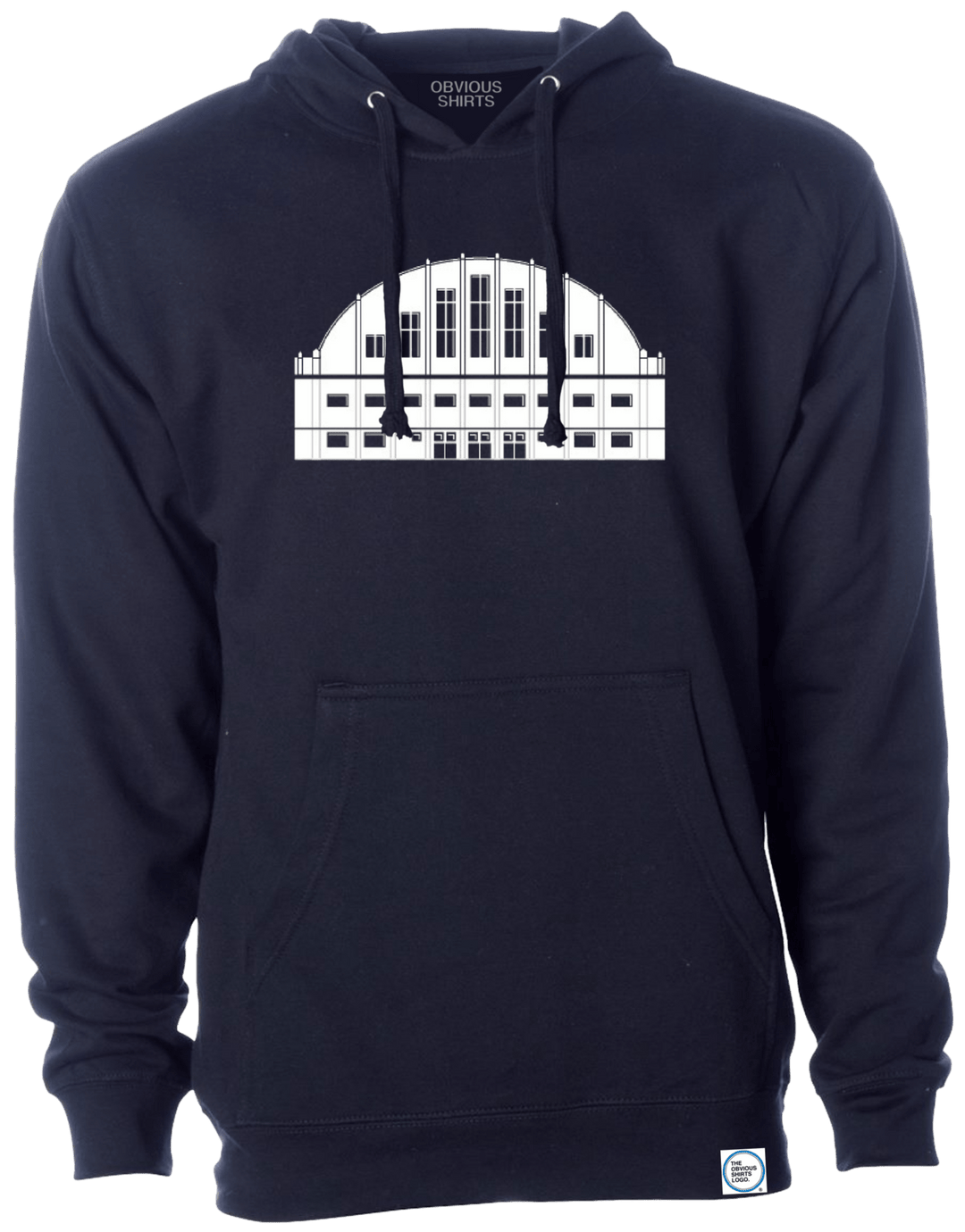 HINKLE FIELDHOUSE. (HOODED SWEATSHIRT) - OBVIOUS SHIRTS