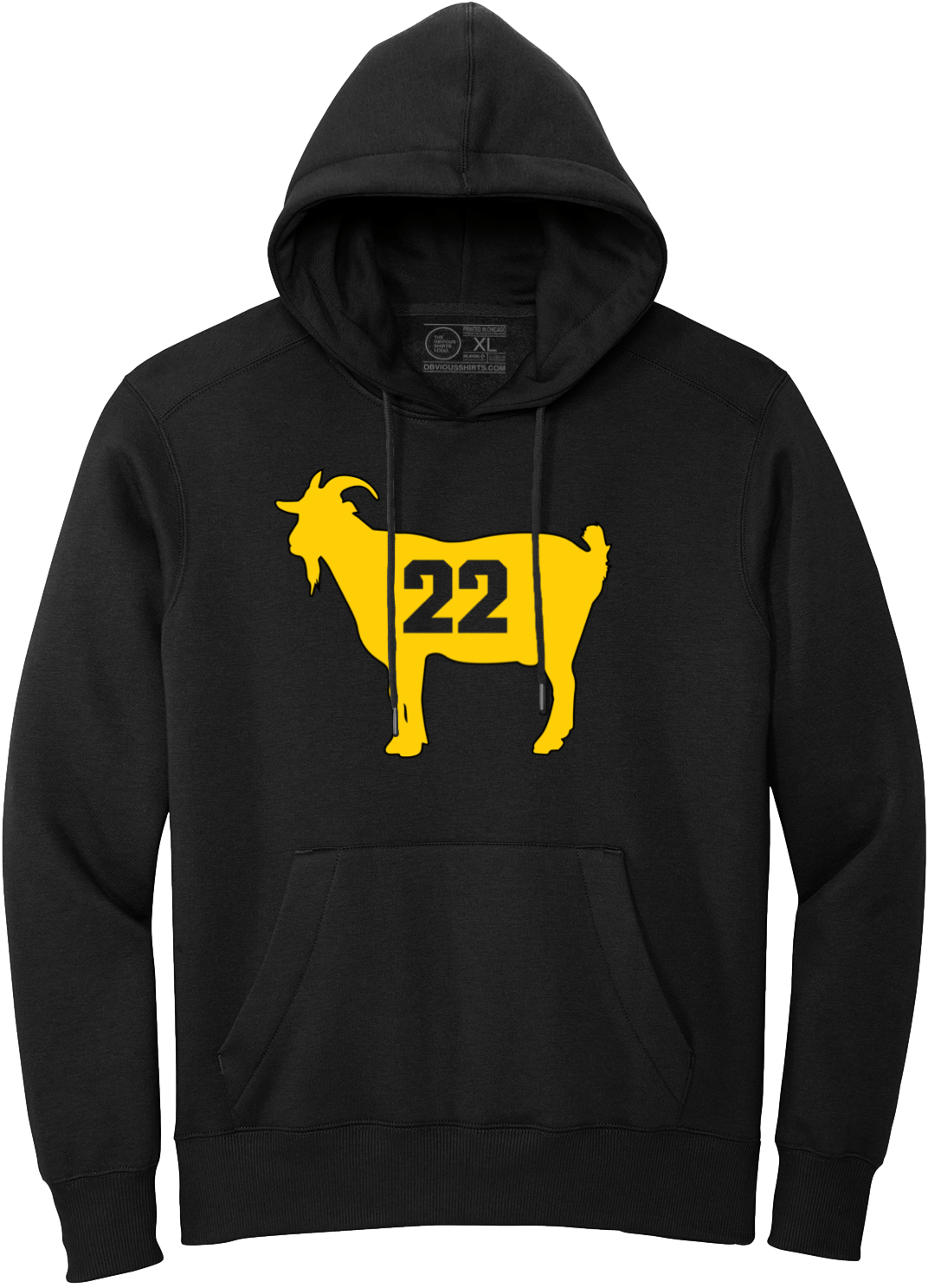 IOWA GOAT 22 (HOODED SWEATSHIRT) - OBVIOUS SHIRTS