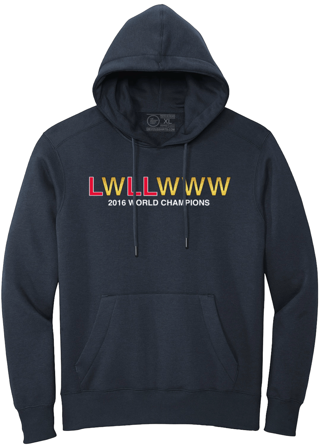 LWLLWWW - NAVY ANNIVERSARY EDITION (HOODED SWEATSHIRT) - OBVIOUS SHIRTS