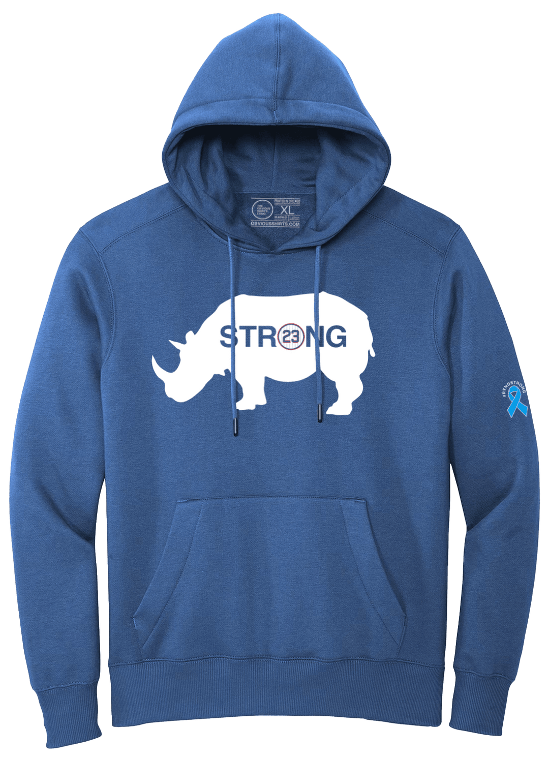 RYNO STRONG LOGO. (HOODED SWEATSHIRT) - OBVIOUS SHIRTS