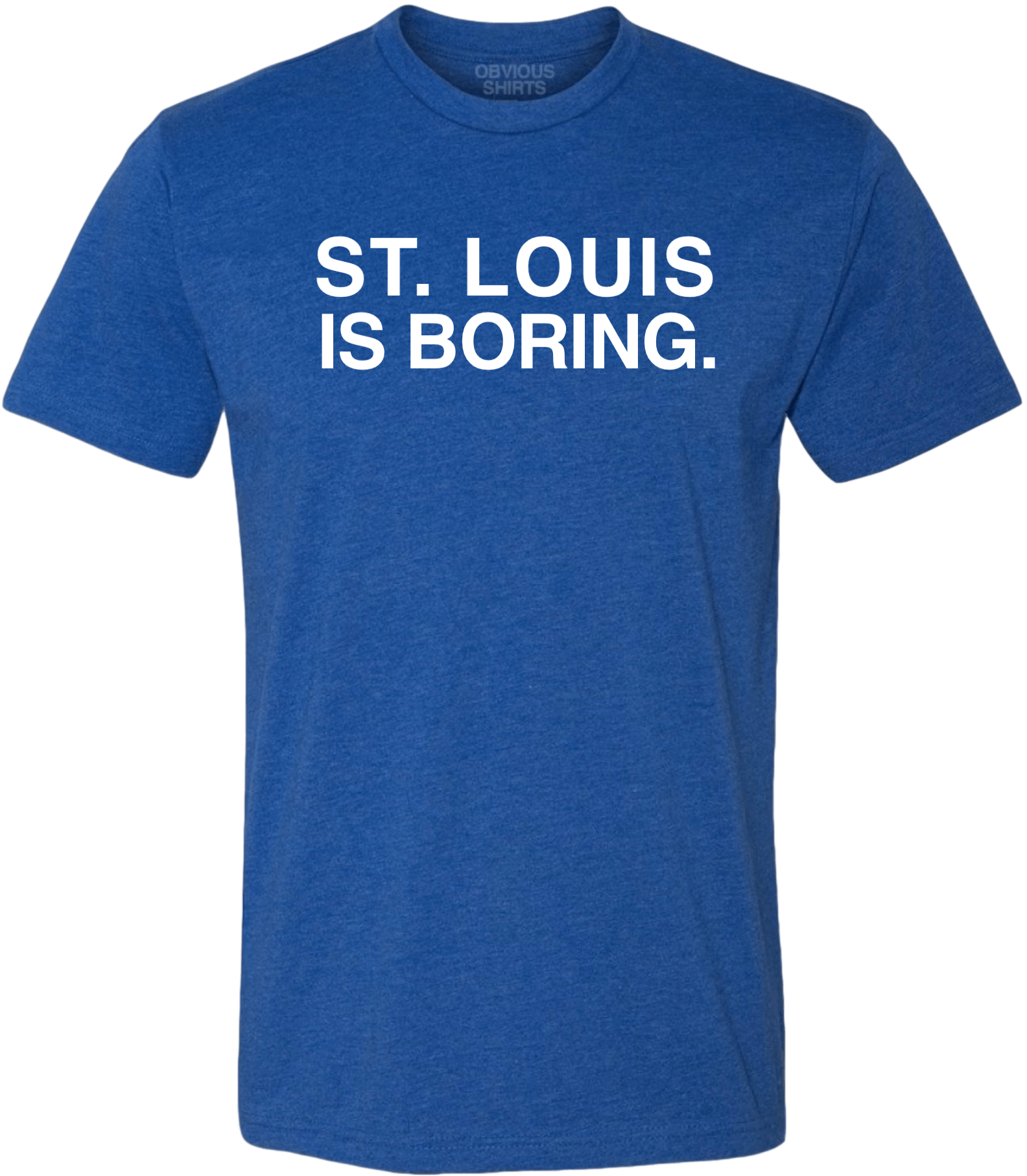 St Louis is Boring, Red Long T-Shirt for Sale by indyindc