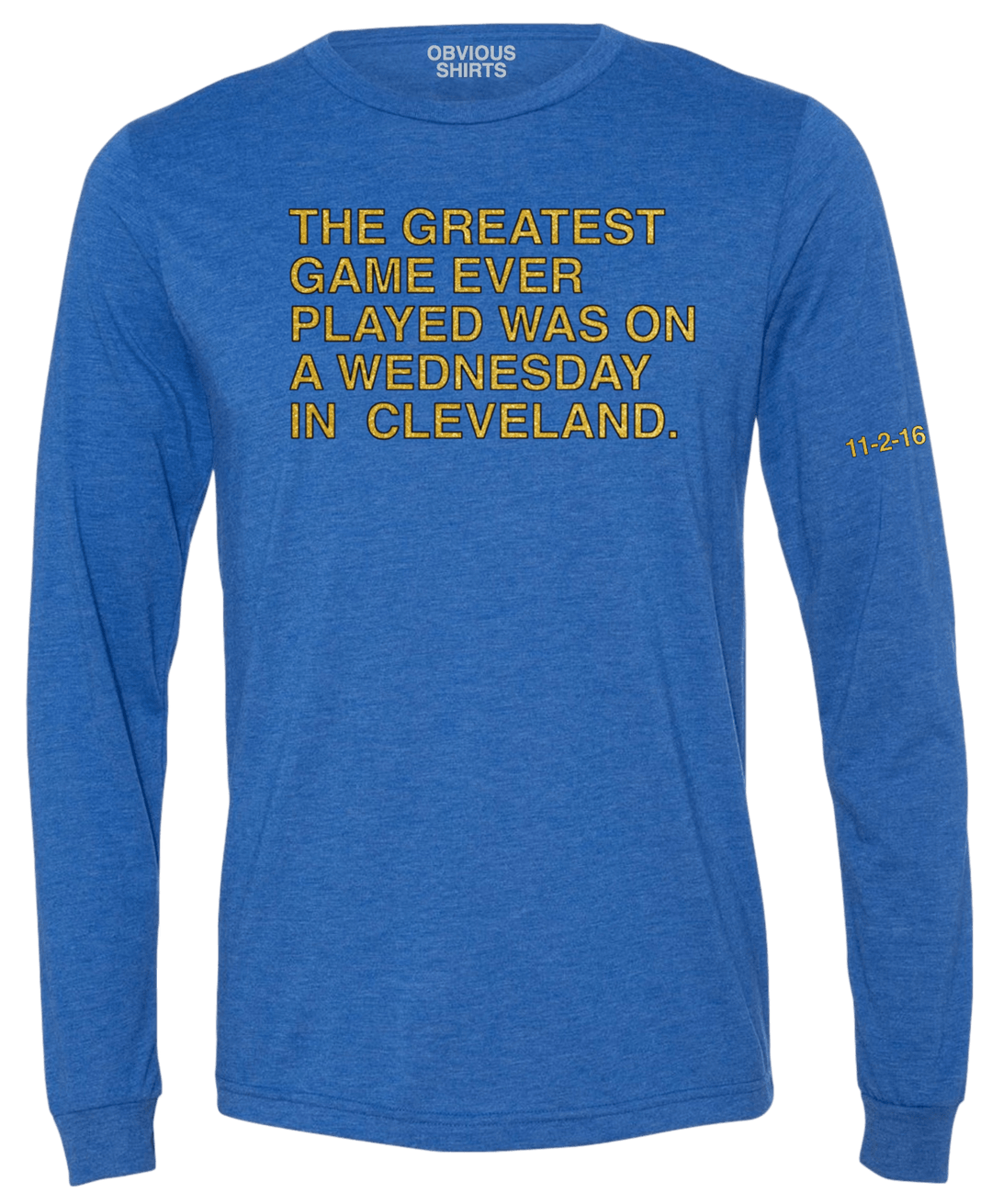 THE GREATEST GAME EVER PLAYED - ANNIVERSARY EDITION (LONG SLEEVE) - OBVIOUS SHIRTS