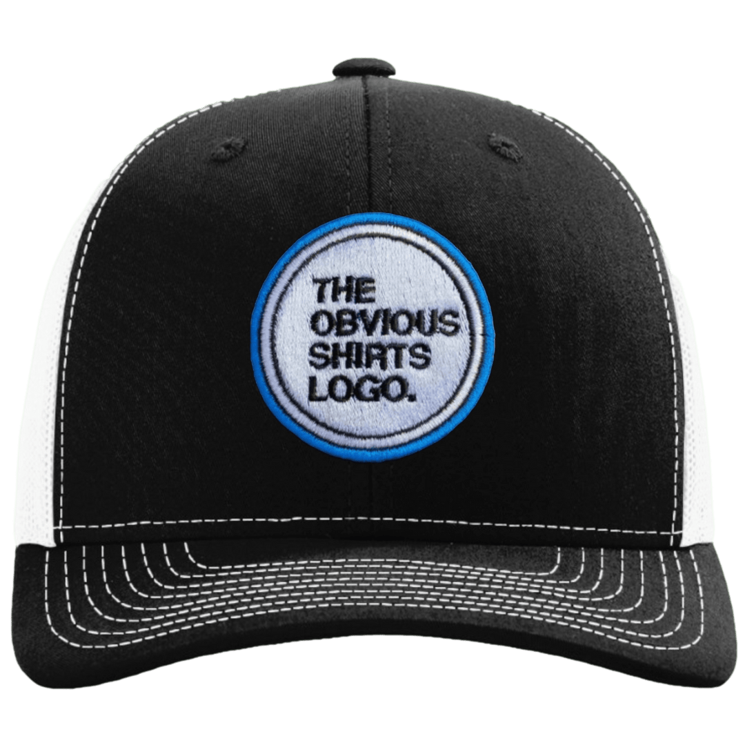 THE OBVIOUS SHIRTS LOGO SNAPBACK HAT. (BLACK/WHITE) - OBVIOUS SHIRTS