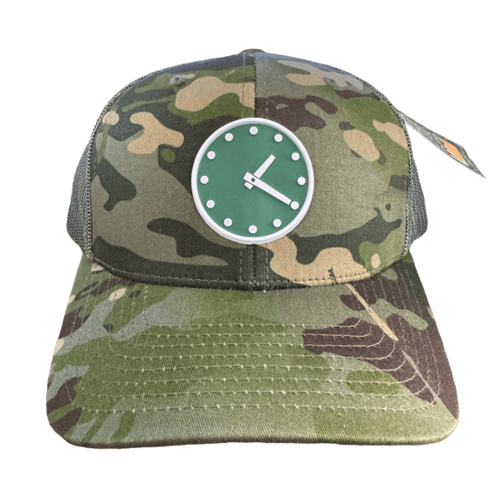 WRIGLEY CLOCK CAMO. (SNAPBACK HAT) - OBVIOUS SHIRTS