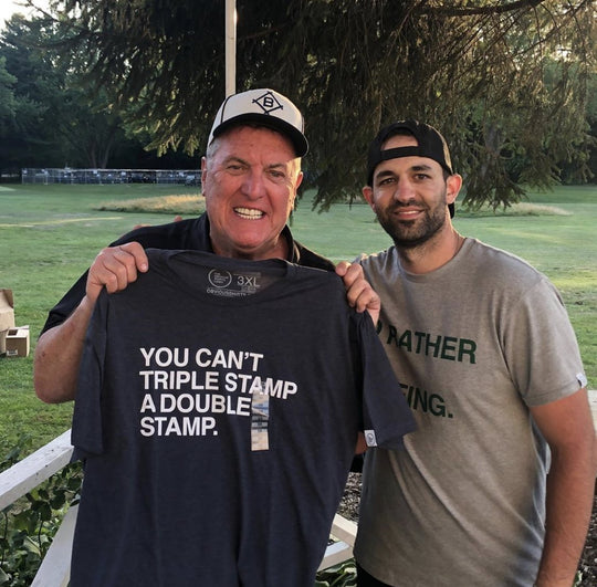 YOU CAN'T TRIPLE STAMP A DOUBLE STAMP. - OBVIOUS SHIRTS.