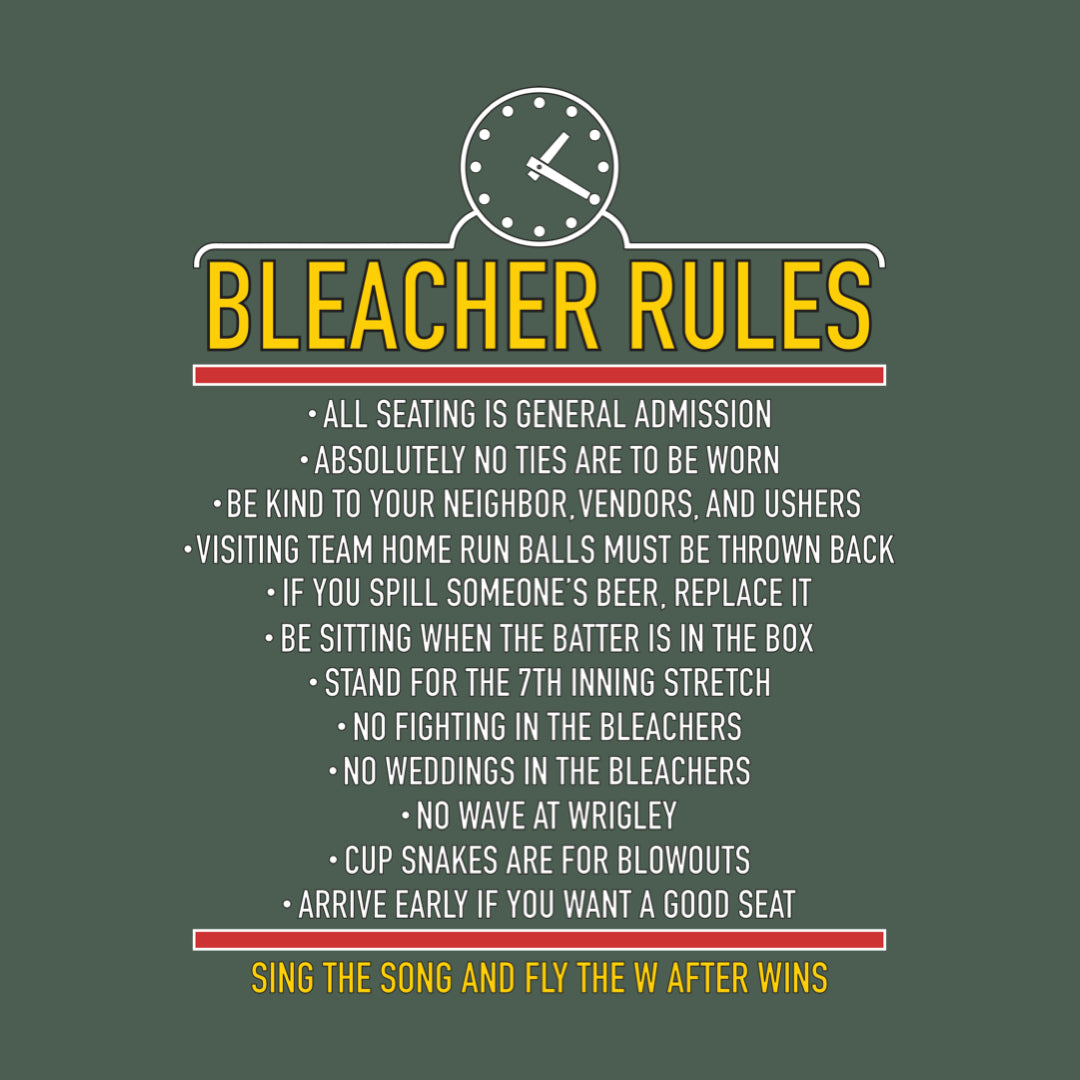 BLEACHER RULES - OBVIOUS SHIRTS