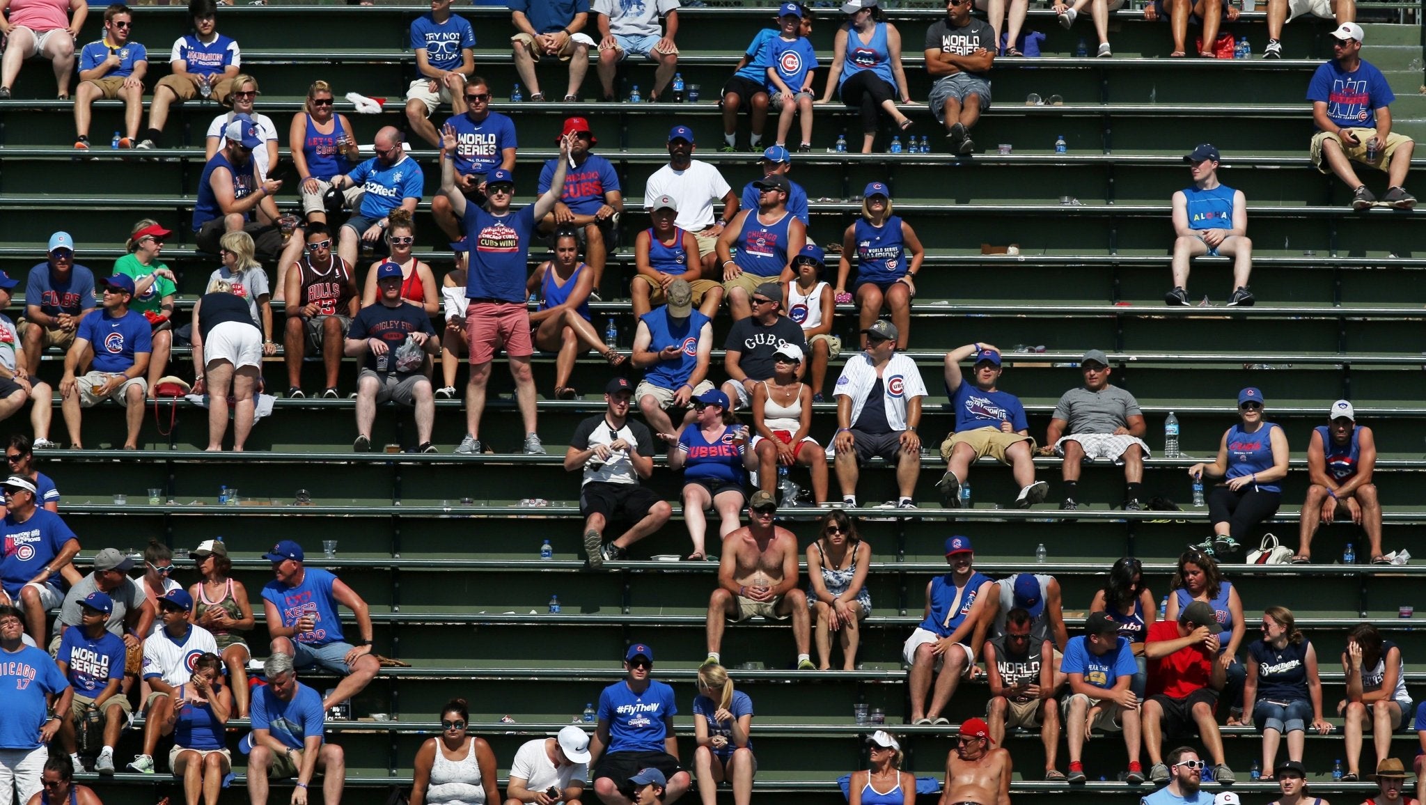 IN THE BLEACHERS. - OBVIOUS SHIRTS