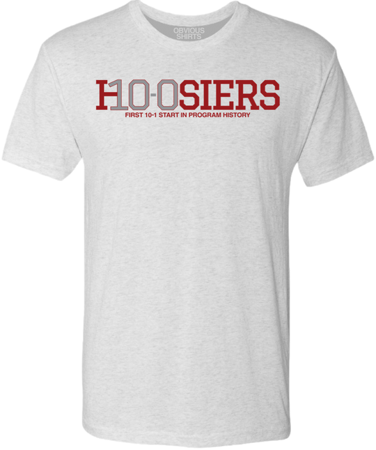 10-0 = HOOSIERS