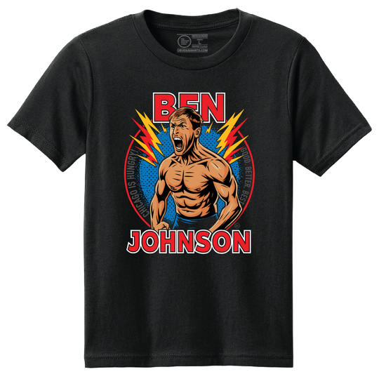 BEN JOHNSON SHIRTLESS YOUTH