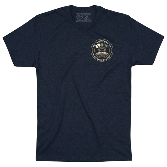 THE HISTORY OF THE L FLAG. (POCKET LOGO)