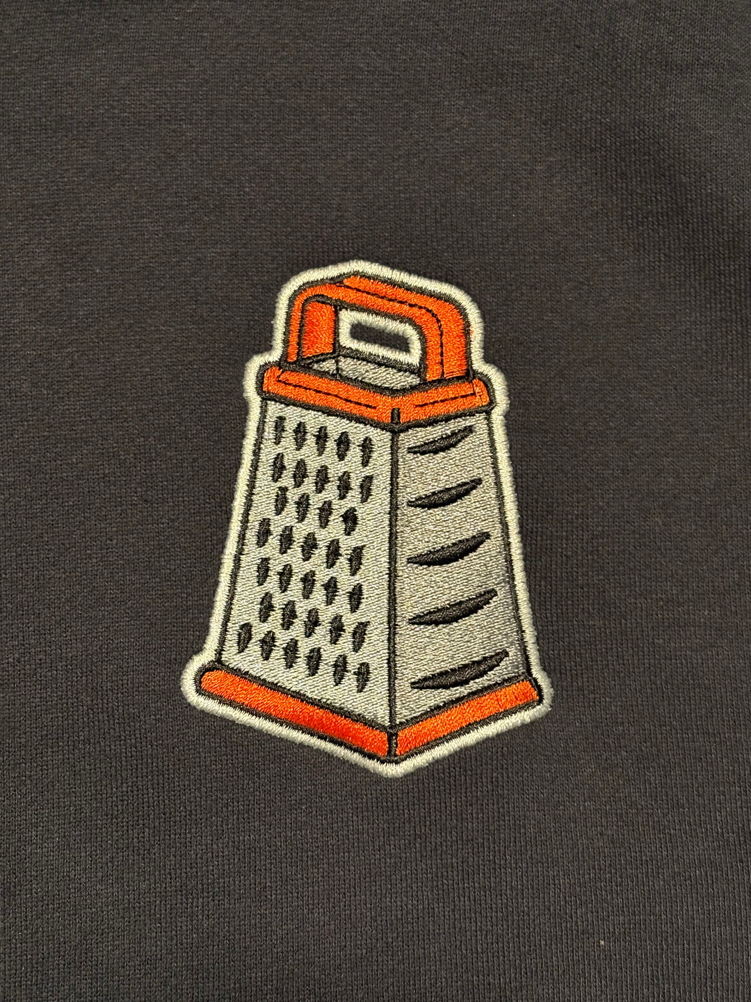 GREEN BAY CHEESE GRATER. EMBROIDERED HOODIE.