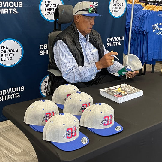 SIGNED! FERGIE JENKINS 31 (SNAPBACK HAT) - OBVIOUS SHIRTS