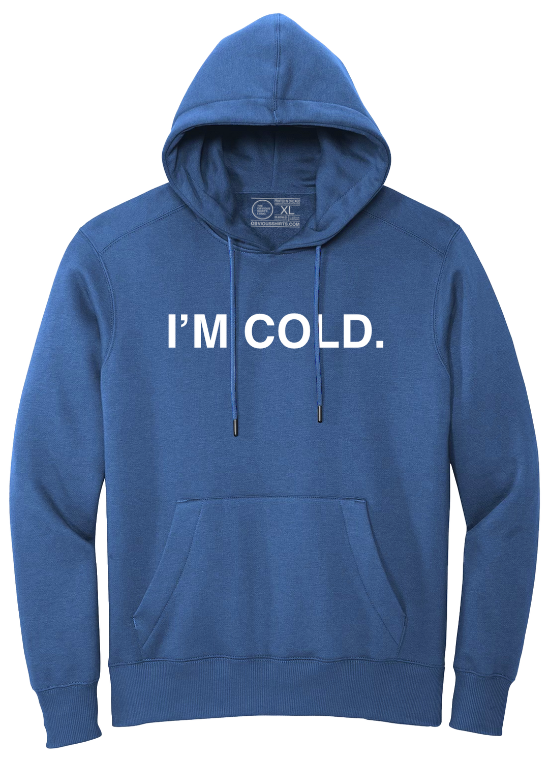 I'M COLD. (HOODED SWEATSHIRT)