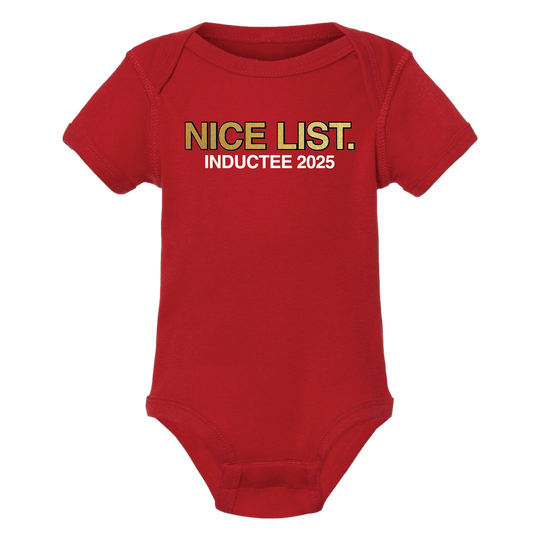 NICE LIST INDUCTEE 2025.
