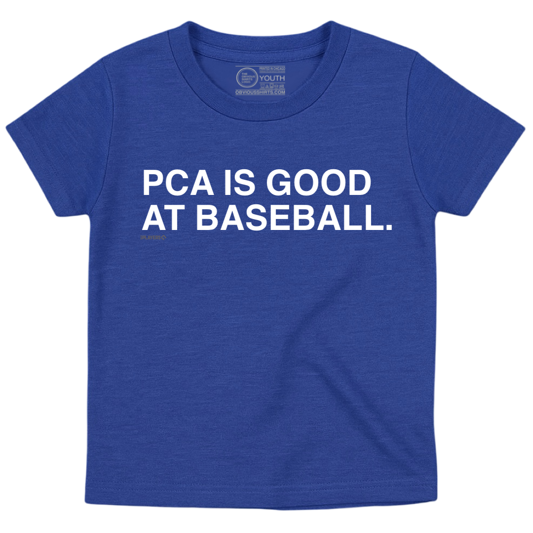 PCA IS GOOD AT BASEBALL. (YOUTH) - OBVIOUS SHIRTS