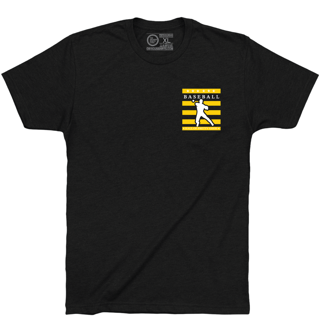 HALL OF PRETTY GOOD. (POCKET LOGO)