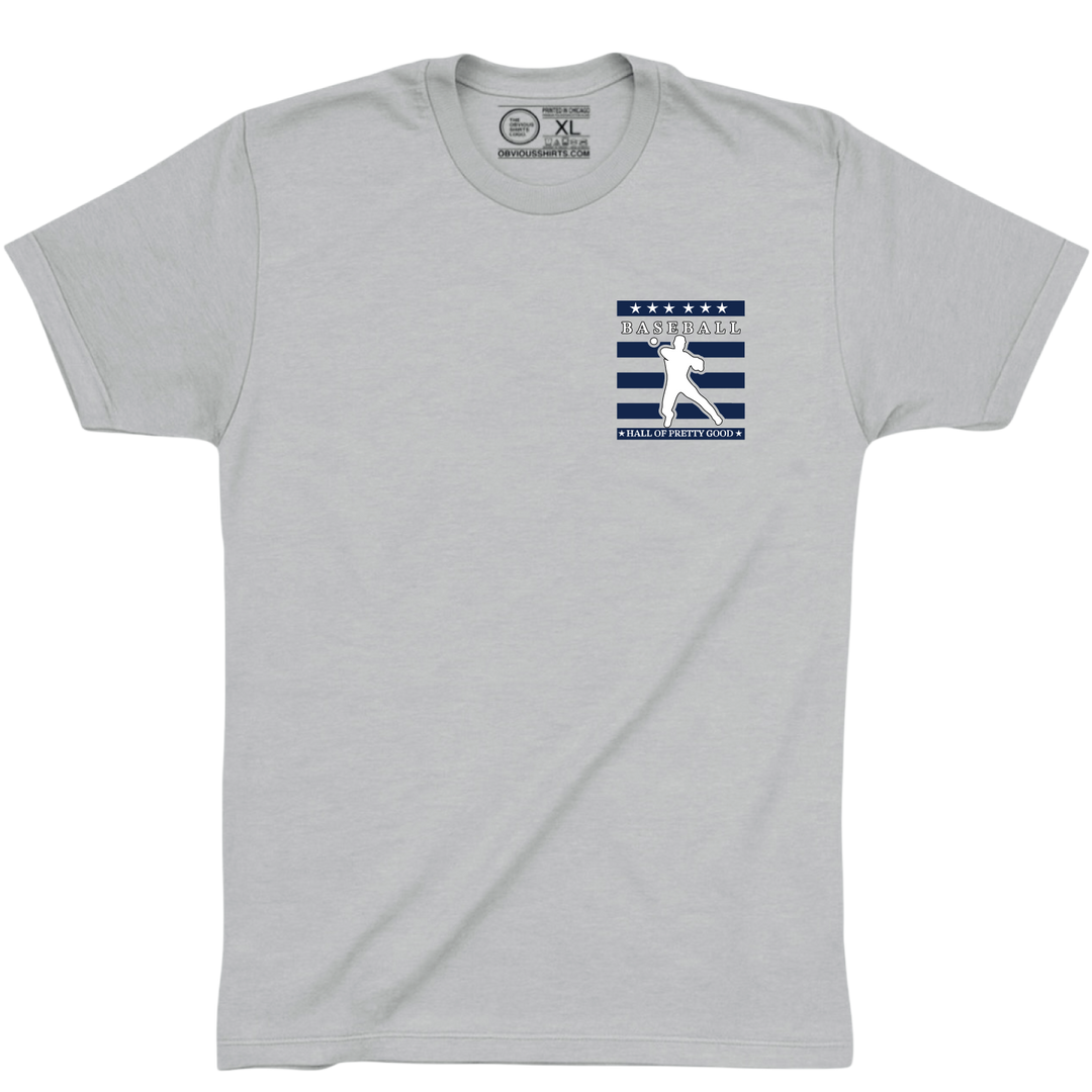 HALL OF PRETTY GOOD. (POCKET LOGO)