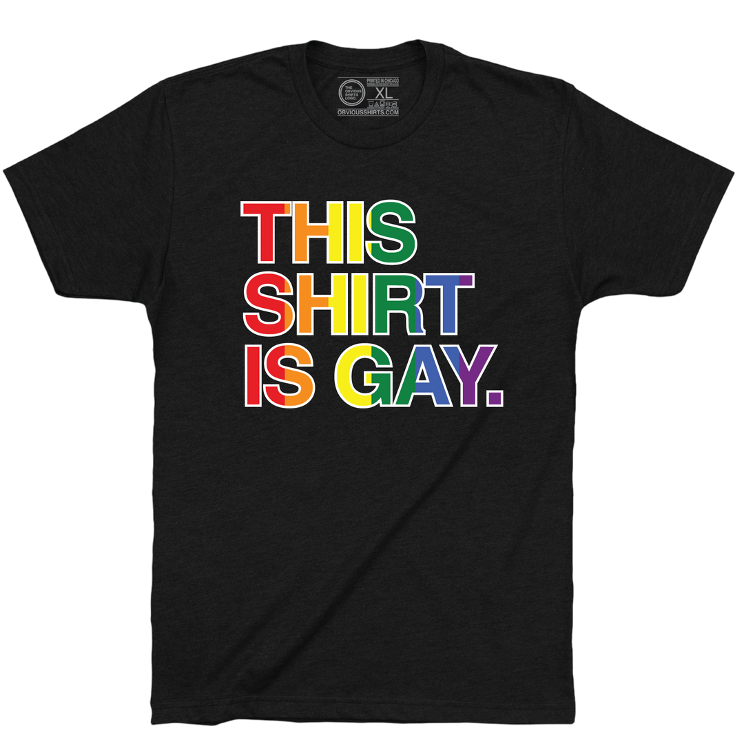 THIS SHIRT IS GAY.