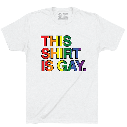 THIS SHIRT IS GAY.