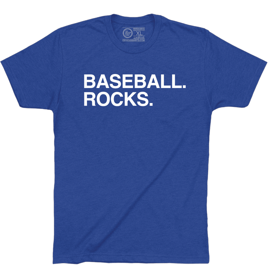 BASEBALL ROCKS. - OBVIOUS SHIRTS