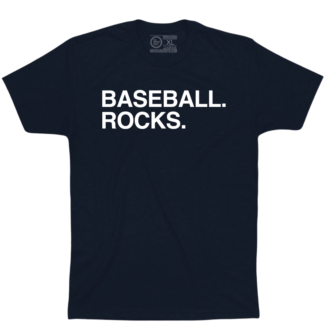 BASEBALL ROCKS. - OBVIOUS SHIRTS