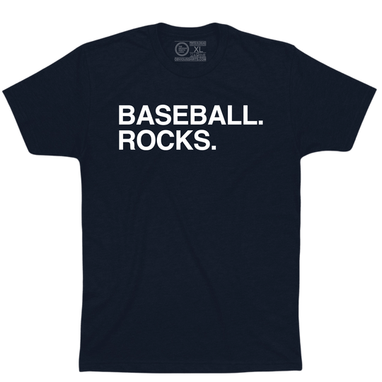 BASEBALL ROCKS. - OBVIOUS SHIRTS