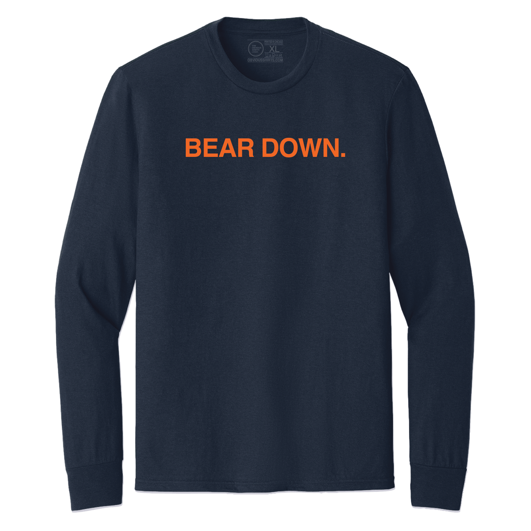 BEAR DOWN (LONG SLEEVE) - OBVIOUS SHIRTS