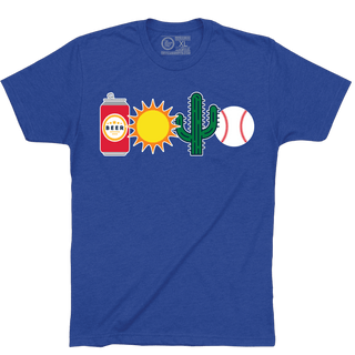 BEER, SUN, CACTUS AND BASEBALL. - OBVIOUS SHIRTS