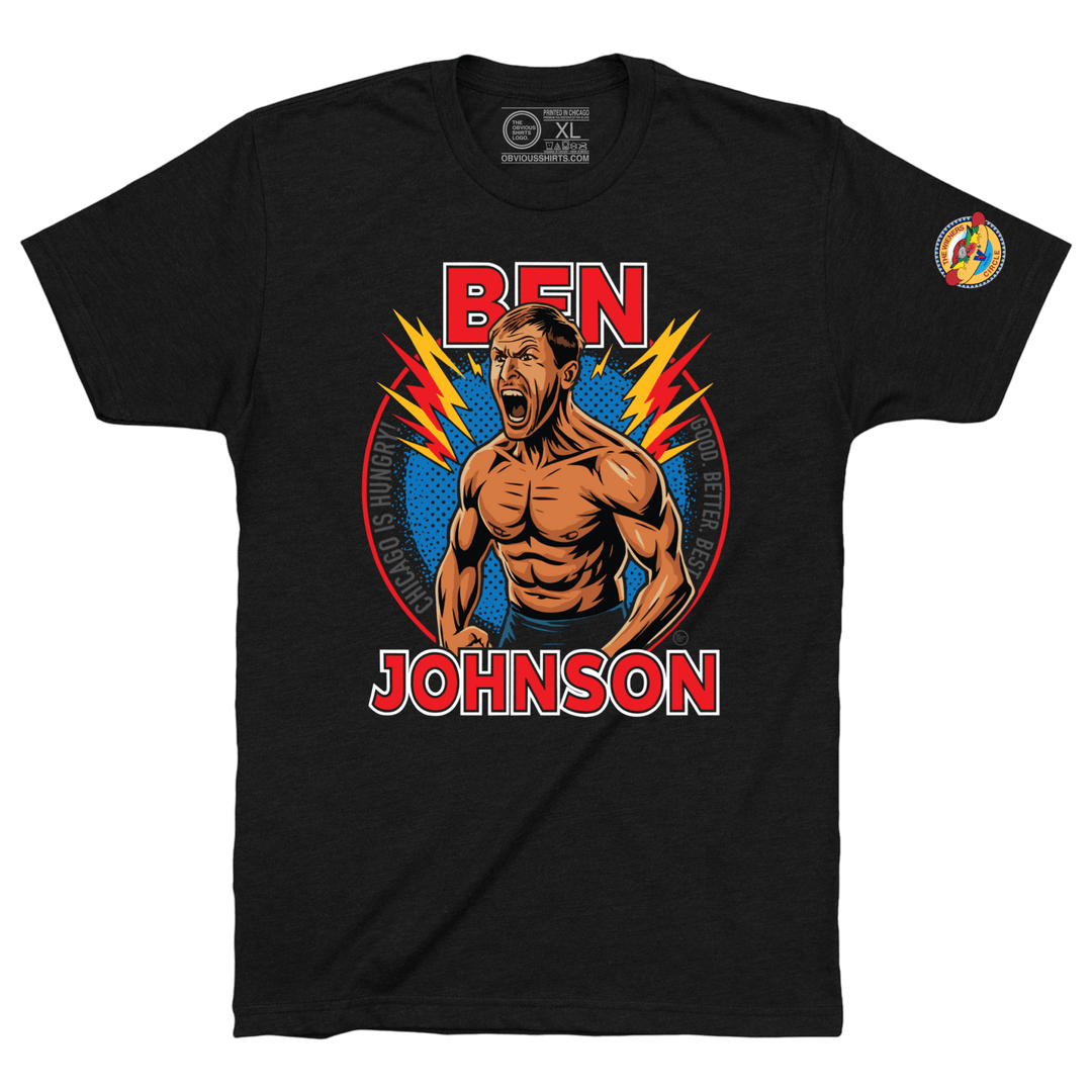 BEN JOHNSON SHIRTLESS. (100% DONATED) - OBVIOUS SHIRTS