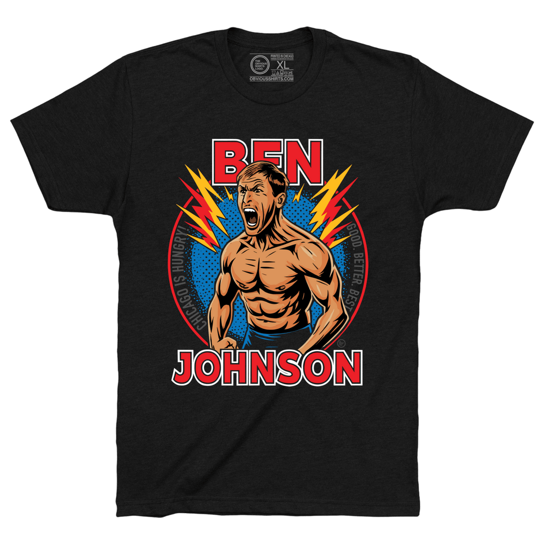 BEN JOHNSON SHIRTLESS. - OBVIOUS SHIRTS
